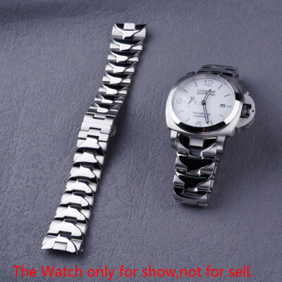 For Panerai PAM Luminor 24mm Top Quality Solid Steel Watch band
