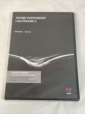 Adobe Photoshop Lightroom 2 DVD, 2008 1-Disc Retail Version Windows Mac New