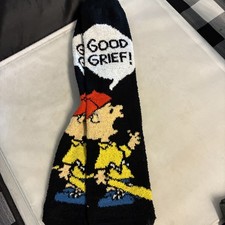 Peanuts Charlie Brown Fleece Socks One Size Fits