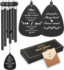 Sympathy Gifts for Loss of Mom, 30" Metal Memorial Wind Chimes for Loss of Mothe