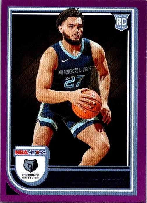 2022-23 Hoops #253 David Roddy Purple