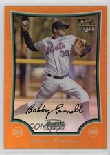 2009 Bowman Chrome Orange Refractor 12/25 Bobby Parnell #211 3y4