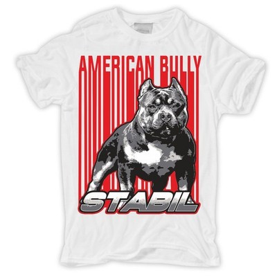 T-Shirt American Bully Stabil Bulldog I love Bullies Hunde Geschenk doglover