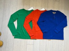 Long sleeve cotton shirt set of 3 size M 10-12
