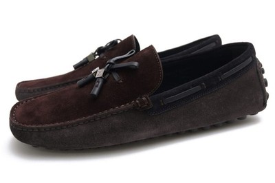 Louis Vuitton Arizona Driving Halbschuhe US 6,5 Wildleder dunkelbraun LV...