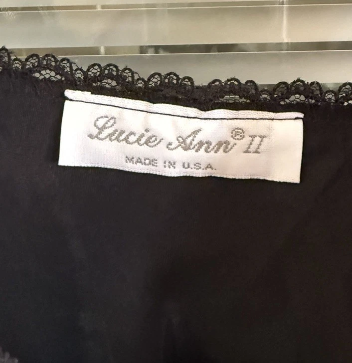 De colección Vestido Lucie Ann II Vestido Sin Mangas Negro Encaje Largo Falda Completa Bruja Cachicho Foto 3 de 4