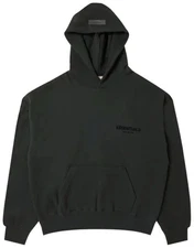Authentic Fear Of God Essentials Black Stretch Limo Hoodie (XXS-XXL)