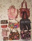 Vera Bradley Lot of 10 PCS - Shoulder Bags, Handbags, Backpack, Accessories