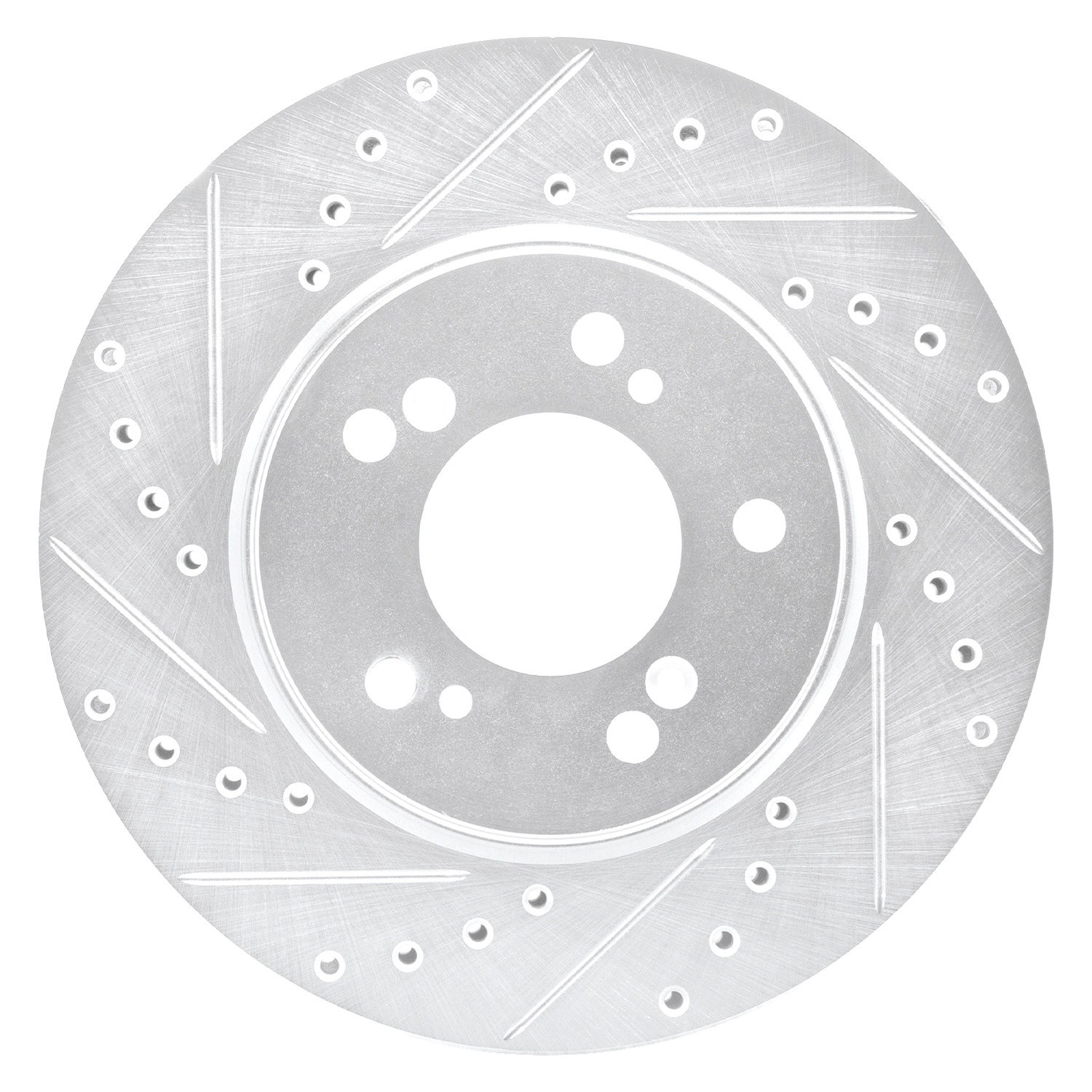For Acura NSX 91-96 DFC Premium Drilled & Slotted Front Driver Side Brake Rotor