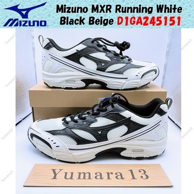Mizuno MXR Running White Black Beige D1GA245151 Men's Size | eBay