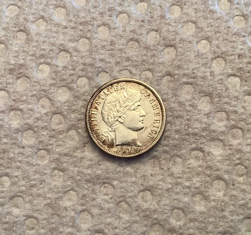 1900-S Barber Dime Silver Coin San Francisco Mint Uncirculated