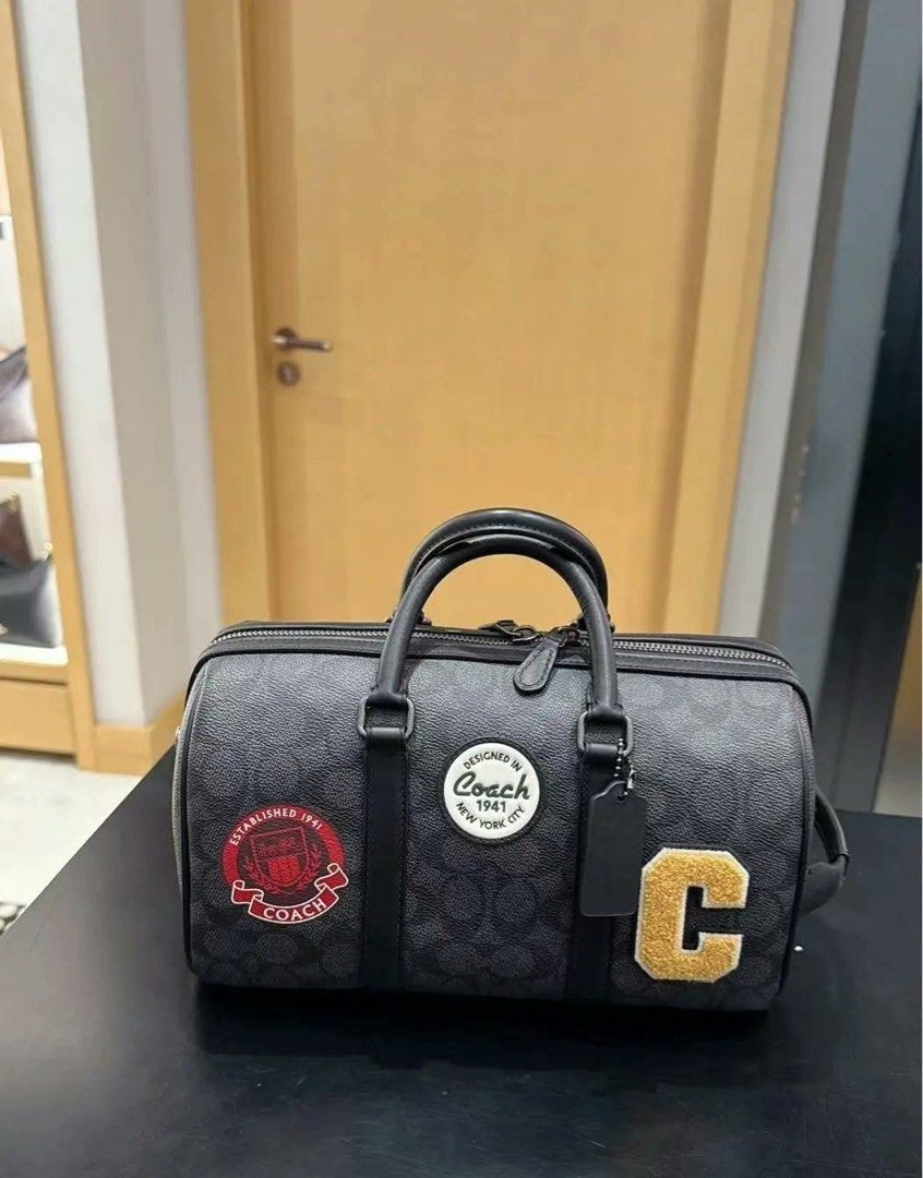 コーチボストンバッグ CY821 ベンチュラーダッフルバッグ27キャンバスパッチ COACH OUTLET｜【公式】ベンチュラー ダッフル バッグ 27