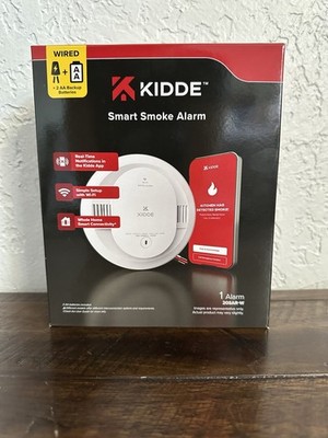 Kidde Hardwired Kidde App Enabled Smart Smoke Detector With AA Backup Battery