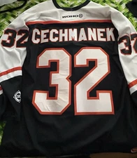 Roman Cechmanek #32 Philadelphia Flyers KOHO Vintage Jersey Size XX-Large