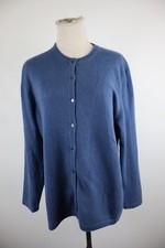 Peter Hahn Pull Femme Taille 50 100% Pure Cachemire Cardigan
