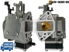 Fits Yamaha Outboard Motor 9.9HP 15HP Carburetor Assembly 63V-14301-00 New
