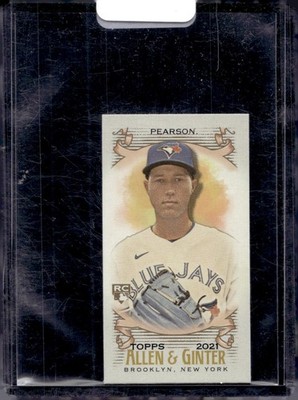 2021 Topps Allen & Ginter #113 Nate Pearson Mini : Brown infield