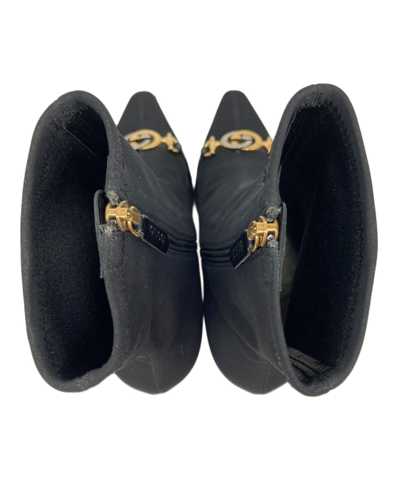 GUCCI Short Boots Shoes Interlocking  EU 37 US 7 Black Authentic thumbnail 7