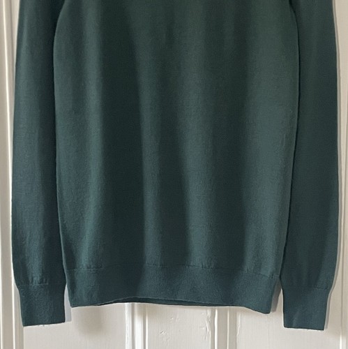 Uniqlo Women’s Dark Green Wool Blend Roll-Neck Long-Sleeved Jumper M UK 12 EU 40 - Picture 4 of 12