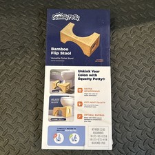 Tabouret de toilette à rabat Squatty Potty bambou ergonomique salle de bain marche tabouret polyvalent
