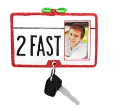 New Car Picture Frame Personalized Christmas Tree Ornament