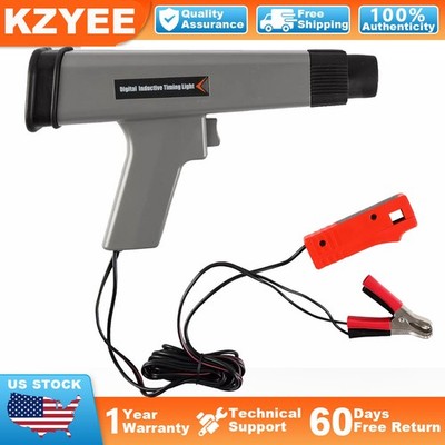 12V Automotive Ignition Timing Light - LED Display - Portable Timing Check Tool