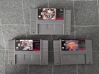Lot of 3 NON-ORIGINAL SNES Games:  Earthbound - Chrono Trigger - Tactics Ogre