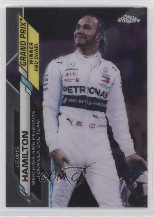 2020 Topps Chrome Formula 1 Grand Prix Winners Lewis Hamilton #153 15wb