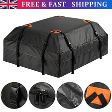 420D Car Roof Cargo Bag Water Resistant 475L Roof Storage Luggage Car Van SUV