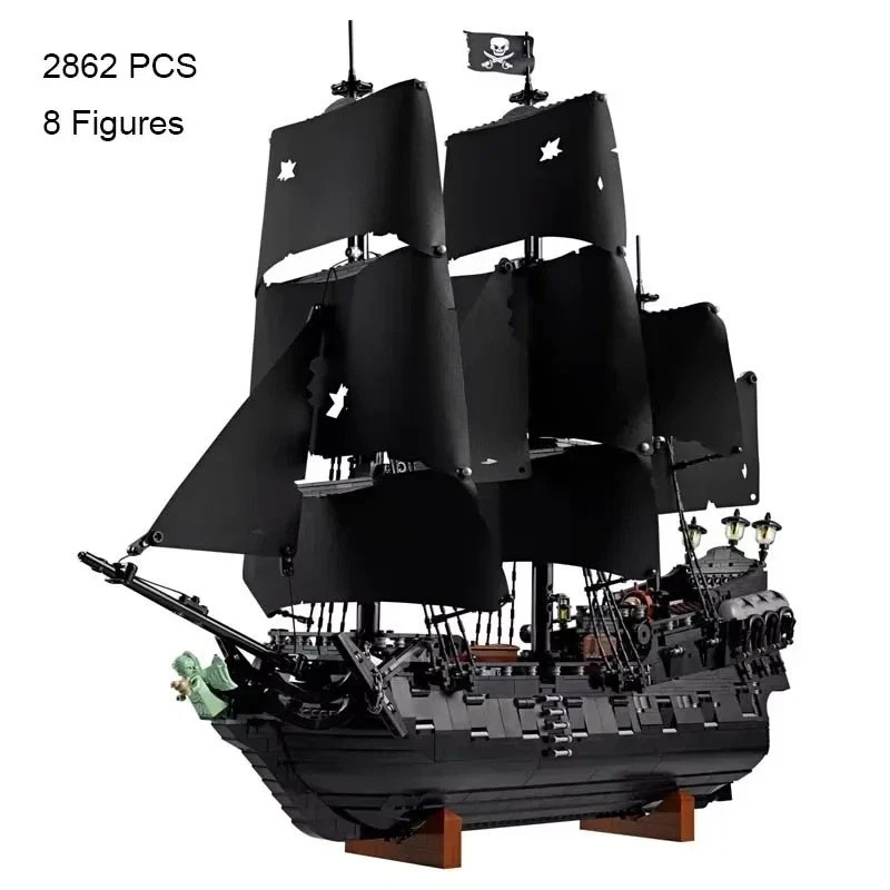 Juego de construcción de barco pirata Captain Jack Sparrows +2862 piezas | Iconos | Réplica