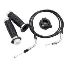  GY6 Twist Throttle Accelerator 7/8'' Handle Bar Grip Cable Assembly for 50cc 
