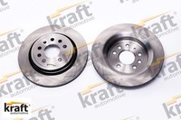 2X Bremsscheibe Kraft 6051651 2 Bremsscheiben Hinterachse Hinten