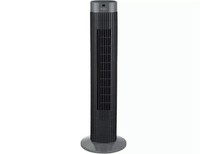 Bush Digital Tower Fan 3-Speed Floor 30inch Cooling Fan Remote Grey INSPECTED