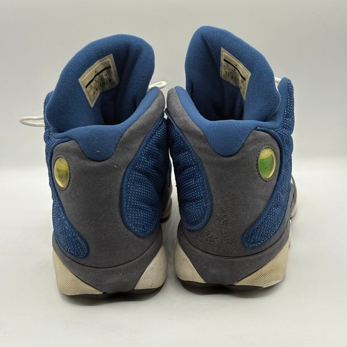 2010 Air Jordan 13 Retro Flint Blue White Grey Size 10 - Picture 3 of 10