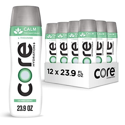 #ad CORE Hydration Calm Cucumber Water with L Theanine 23.9 oz 12 pk. $36.99