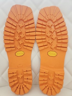 Vibram Sole #1149 Montagna Block Colour Orange Size 45/46 (1 Pair ) New