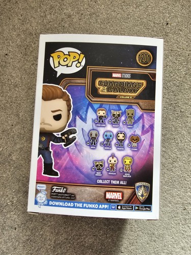 Funko Pop! Marvel Guardianes de la Galaxia Vol. 3 - Figura Vinilo Star-Lord - Imagen 3 de 4