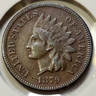 1879 Indian Head Cent - VF/XF Details: Rev. Issue **Semi-🔑 16,231,200 Minted**