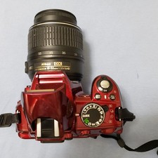 Nikon D3100 14.2MP Digital SLR Camera Red w/AF-S Nikkor DX 18-55mm VR Lens USED
