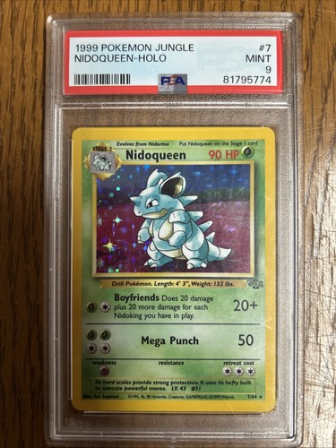 Nidoqueen (Unlimited) graded PSA 9 for sale on eBay