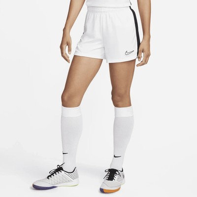 Nike Damen Dri-FIT Academy 23 Fußballshorts DX0128-100 Kurze Hose Weiß Neu XS-L