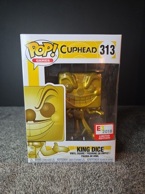 Funko Pop! Vinyl: Cuphead - King Dice (Golden) - GameStop E3 (Exclusive) #313
