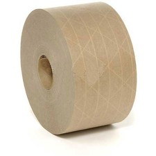 Fiberglass Reinforced Water Activated Tape 70mm x 375' 5 Mil Tan Lot of 8