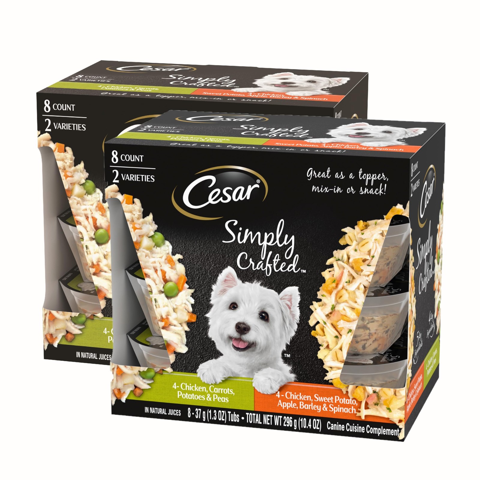 Meal Topper Variety Pack Chicken Carrots Sweet Potato 8 Count
