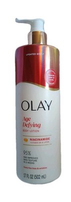 Olay Body Lotion Age Defying & Hydrating with Niacinamide, 17 oz (K67)
