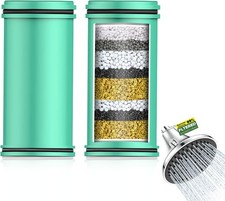 Shower Filter Replacement Cartridge for Filtered Shower Head - 2 Pack Multi