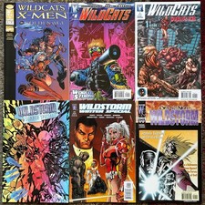 Lot of 6 WildCATS w/ X-Men Crossover Jim Lee + Travis Charest 1997 Image Marvel