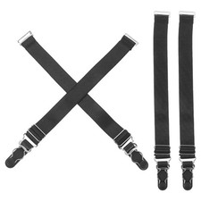 2 Pairs Sock Garter: Adjustable Garter Belt with Leg Band - Women Suspender