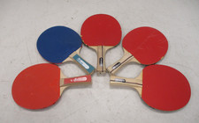 SPORTCRAFT PINGPONG THE ORIGINAL TABLE TENNIS PADDLES SET OF 5 MULTI COLORED