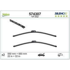 Valeo Scheibenwischer Set vorne A2038207000 A2038201545 | 21065593 Valeo Scheibenwischer Set vorne A2038207000 A2038201545 | 21065593